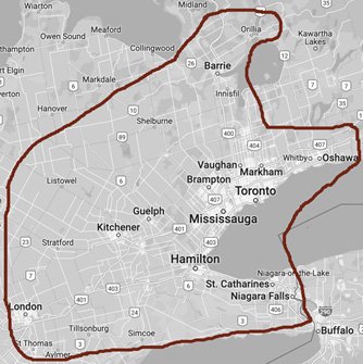 The Greater Toronto/Hamilton Area
