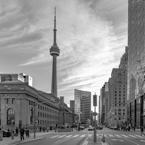 The Toronto skyline